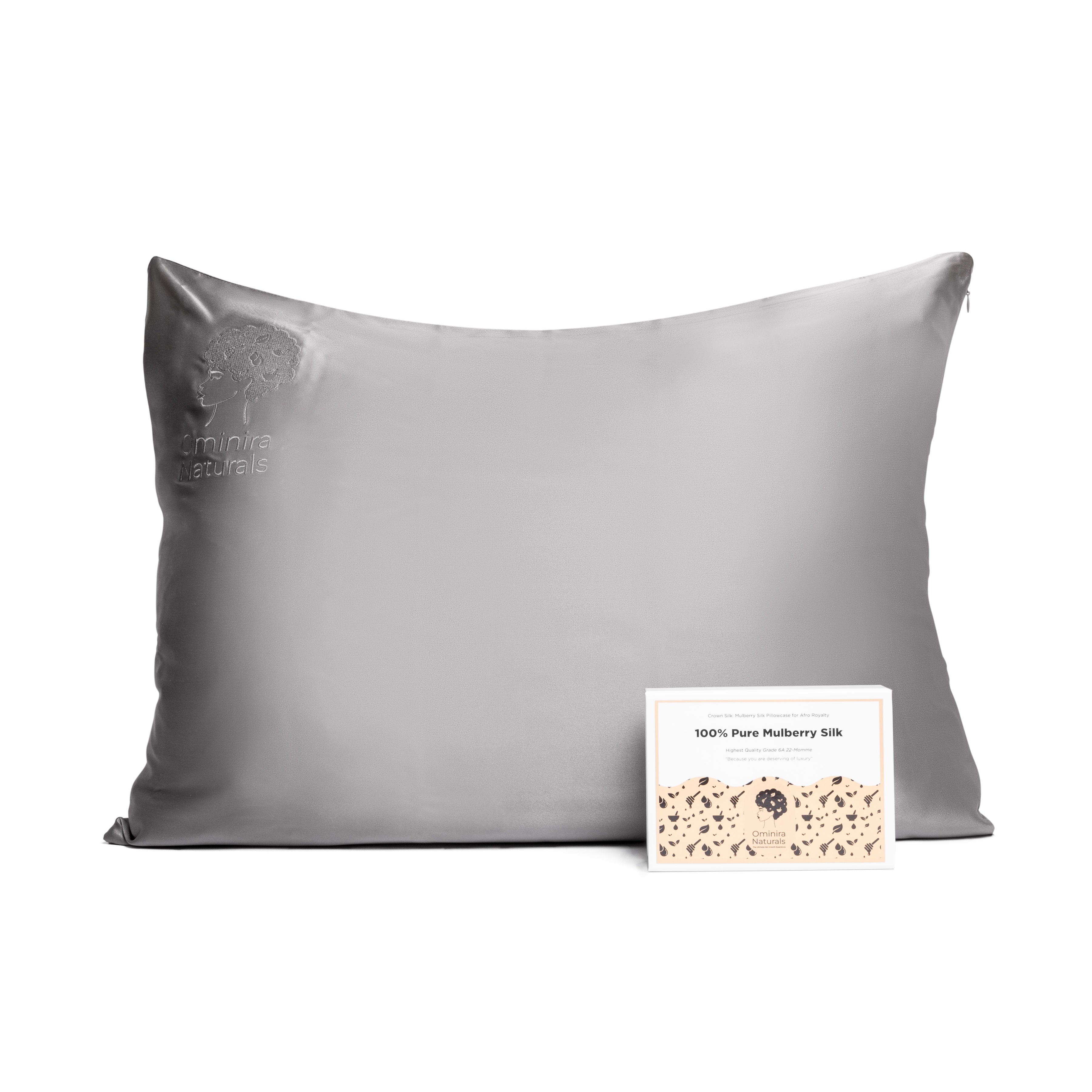 Crown Silk – Mulberry Silk Pillowcase for Afro Royalty